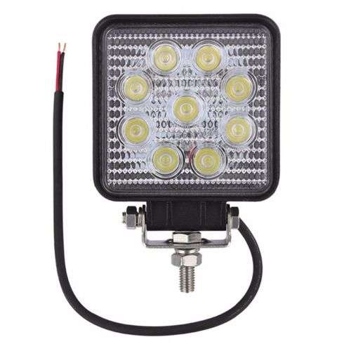 27W 8.5CM Square LED SUV Bakkie 4x4 Boat Motorcycle Headlight Spotlight