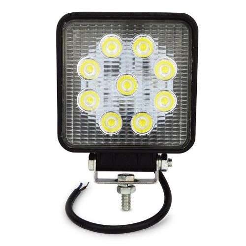 27W 8.5CM Square LED SUV Bakkie 4x4 Boat Motorcycle Headlight Spotlight