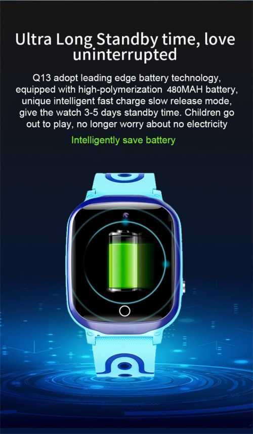 Kid Security GPS tracker Smart Watch (1 purple and 1 peach)