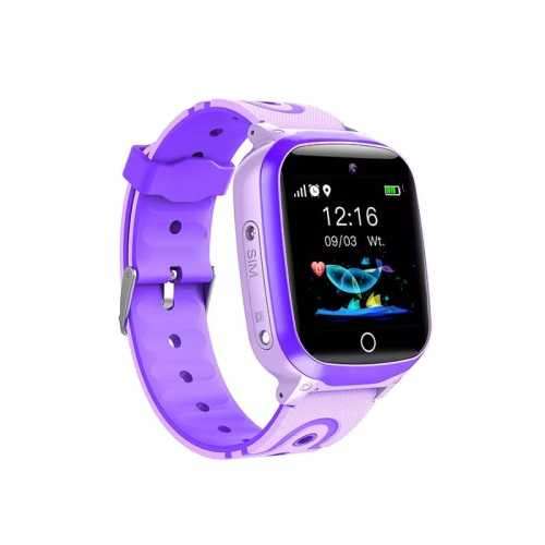 Kid Security GPS tracker Smart Watch (1 purple and 1 peach)