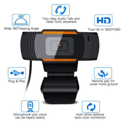 Auto Focusing Desktop Full HD Web Cam