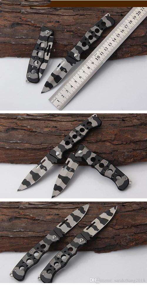 `Camo Companion: The W55 Pocket Knife for Outdoor Adventures`