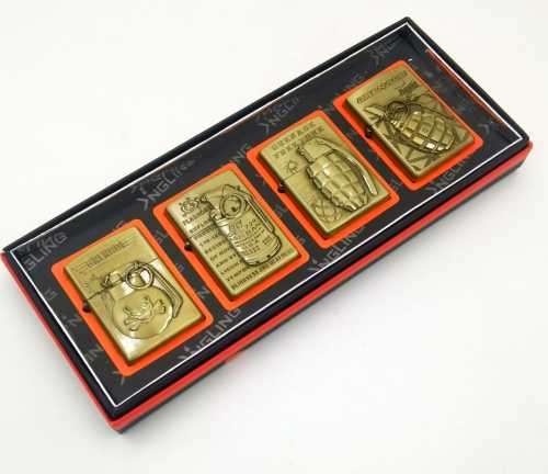 Metal Lighter Grenade/Explosive Collection (4 lighters)