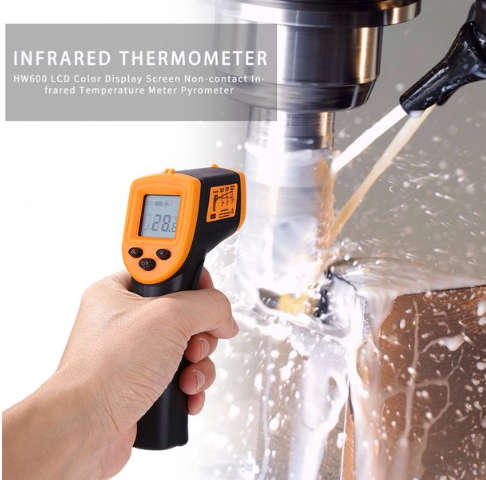 Ergonomic Industrial IR Non Contact Laser Dot Digital Thermometer