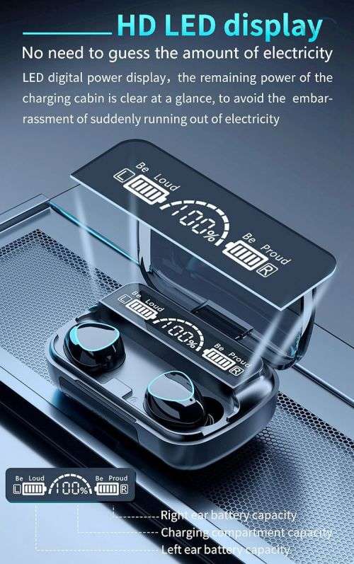 Bluetooth Gaming 3D Touch Earphones With Voice Assist