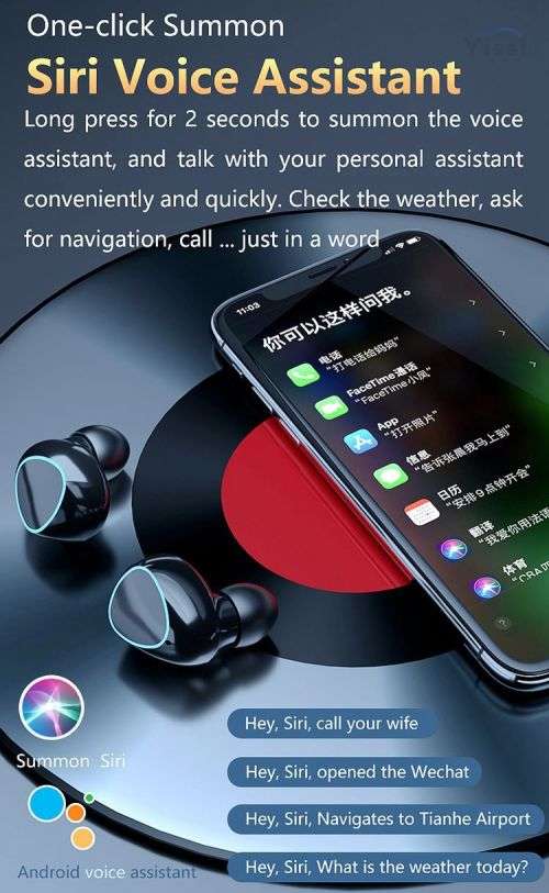 Bluetooth Gaming 3D Touch Earphones With Voice Assist