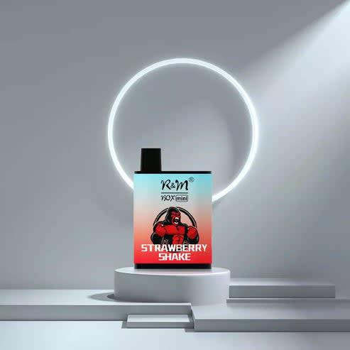 2500 Puffs R&M Mini Disposable Vape 7ml E-Liquid - Strawberry Shake