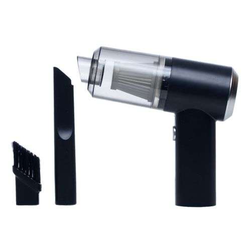Rechargeable Lightweight Cordless Car & Home Portable Mini Vacuum Cleaner With Brush & Nozzle