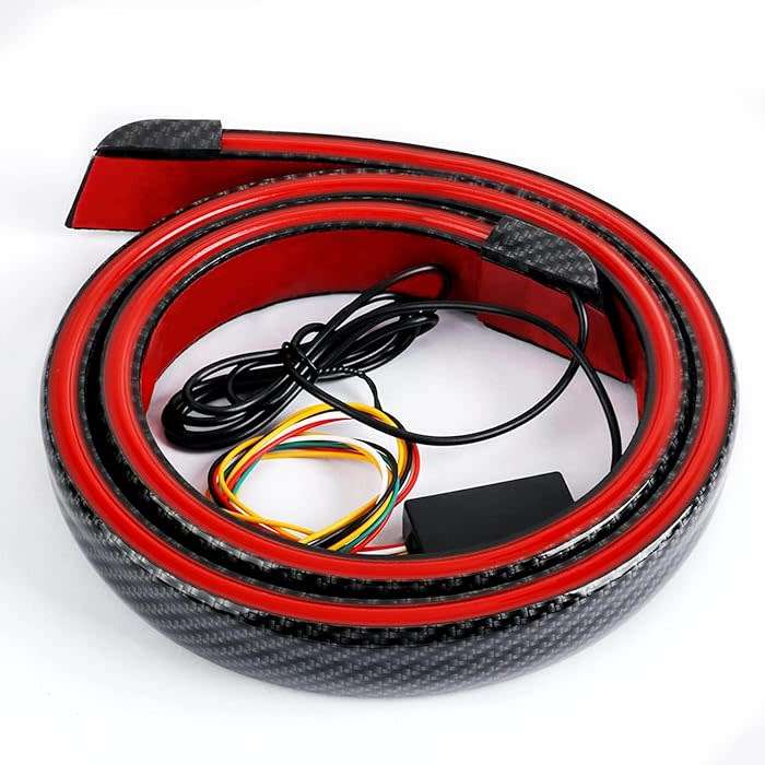 1.2 Meter LED Carbon Spoiler Universal Rear LIP Kit
