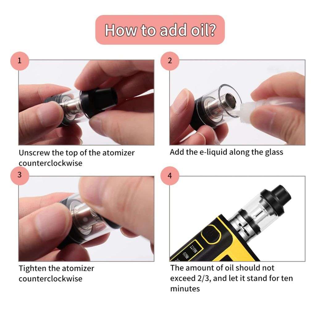 Rechargeable Portable 128W Ergonomic Non Slip Grip Box Mod Vape - 1 ORANGE 1 YELLOW