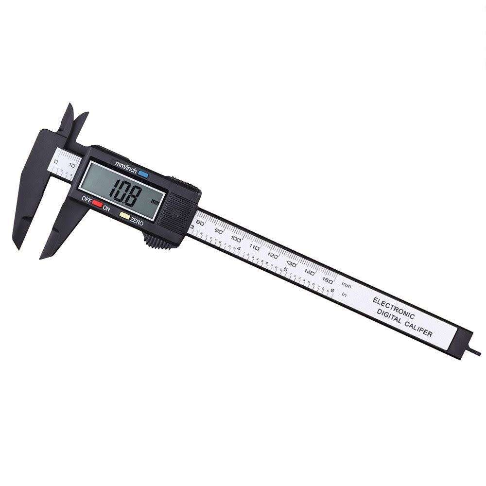 Digital Vernier Caliper - 150mm 6 inch Electronic LCD Screen Micrometer Ruler