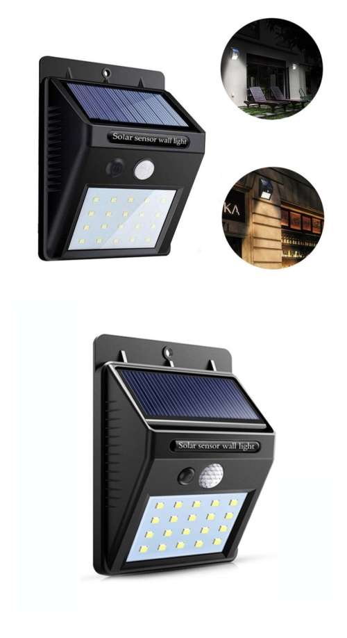 New 20 LED SOLAR LIGHT PIR plus light motion sensor Wall Light outdoor waterproof eco-friendly