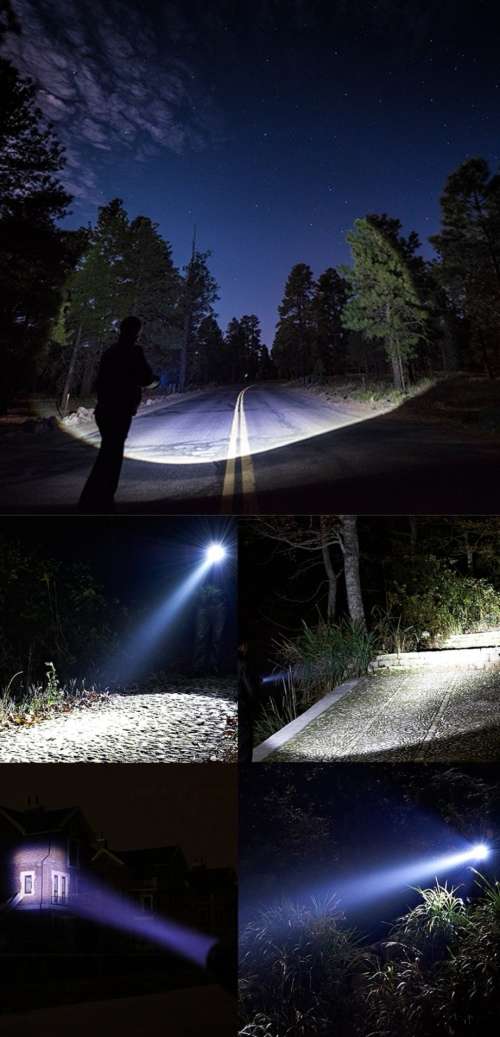 Tactical Self Defense Flashlight Concealed Stun Gun