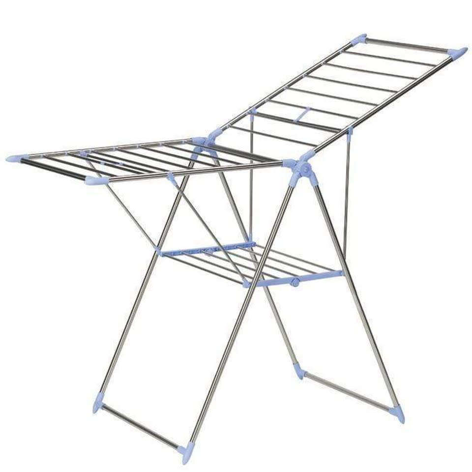 Silver Metal Foldable Drying Rack