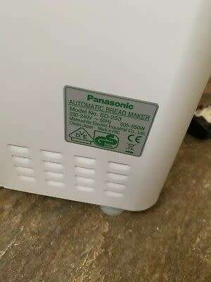 Second hand Panasonic Sd 253 Bread Maker