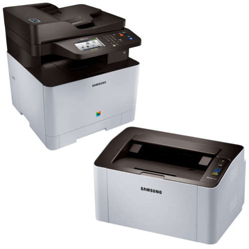 Samsung Xpress C1860FW NFC Colour laser & Xpress M2020 Mono Laser Printer Bundle
