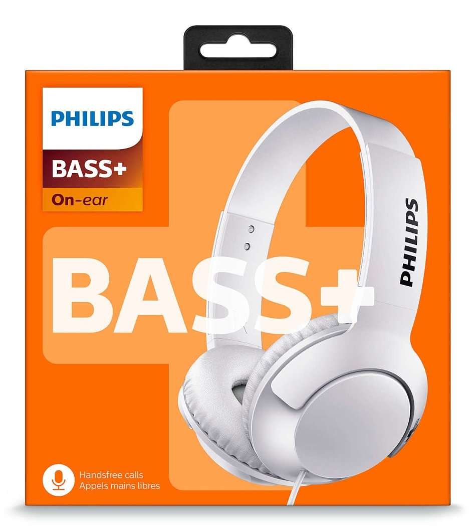 Philips Bass+ Headphone | White