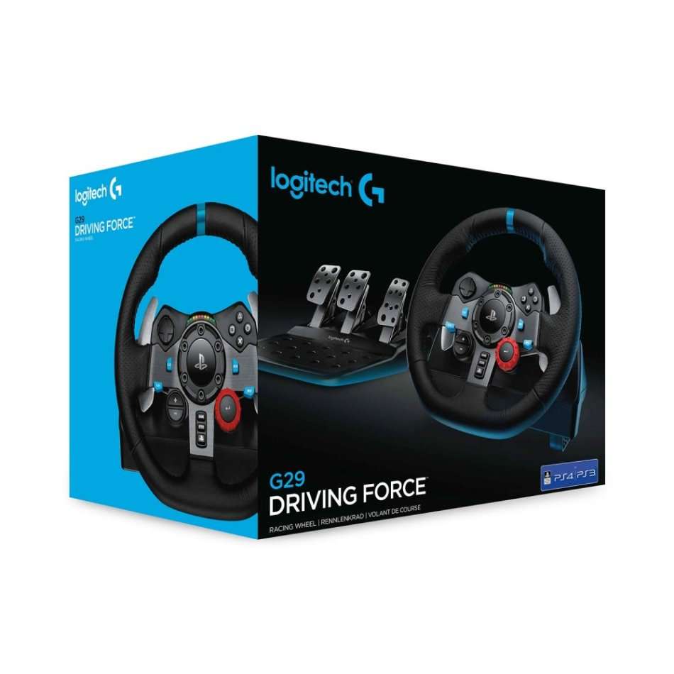 Logitech G29 Driving Force Racing Wheel and Pedals Set Wired 941-000112