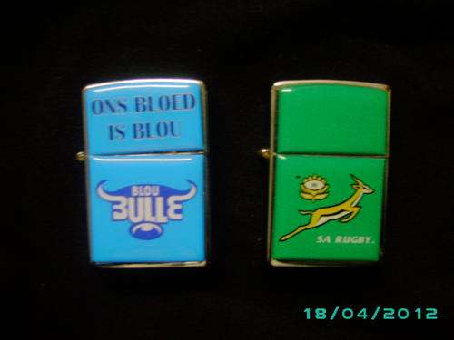Assorted Rugby Zippo Style Lighters