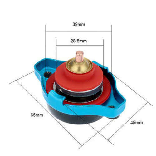 Thermo radiator cap