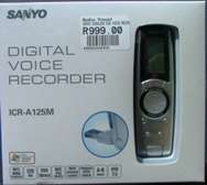 SANYO Digi Voice Recorder ACR-A125M. USB connection. Market R999