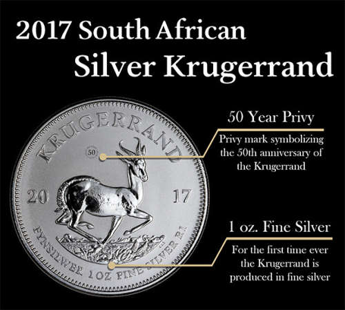 *Limited Edition* Premium Uncirculated 1Oz Silver Krugerrand..... Last 10 Available