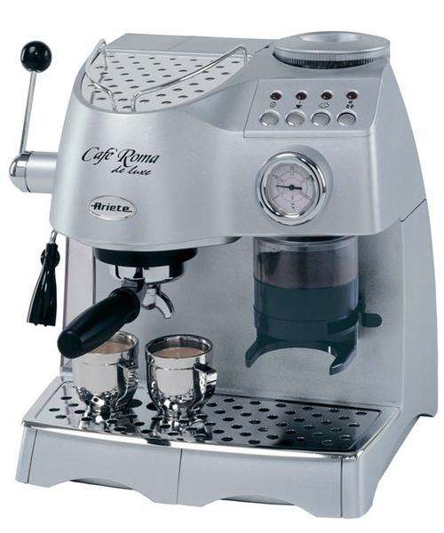 Ariete CAFE ROMA DELUXE Espresso/Cappuccino Machine with Grinder