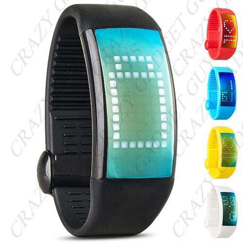 FIRST ON BOB!!!!3D Pedometer Touch USB Flash Disk Smart LED Digital Wristwatch w Silica Gel Band