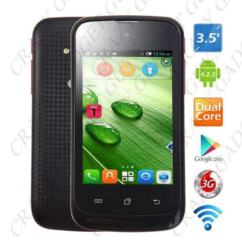 Android Phone 3.5" 3G Dual Core Android 4.2.2 Unlocked Phone 256MB RAM 512MB ROM WiFi,WHATSAPP,FB,BB