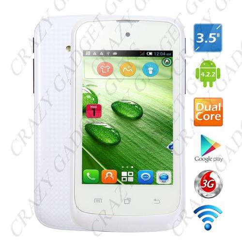 Android Phone 3.5" 3G Dual Core Android 4.2.2 Unlocked Phone 256MB RAM 512MB ROM WiFi,WHATSAPP,FB,BB