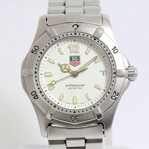 TAG HEUER PROFESSIONAL 200m WATER RESISTANT MODEL 3051. STAINLESS STEEL 100 AUTHENTIC