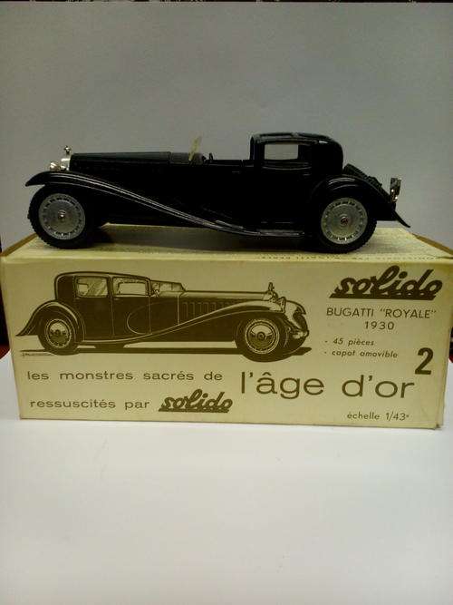 SOLIDO BUGATTI ROYALE 1930 #136 MINT CONDITION COLLECTORS DREAM CAR IN BOX