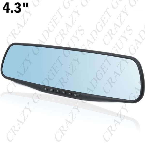 G20 4.3" LCD 1080P FHD Dual Camera H.264 G-sensor Car DVR