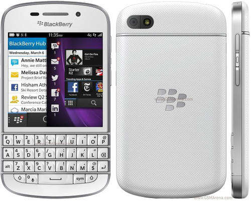 BLACKBERRY Q10 White 16GB 8MP BlackBerry 10 OS QWERTY HSDPA, LOCAL STOCK