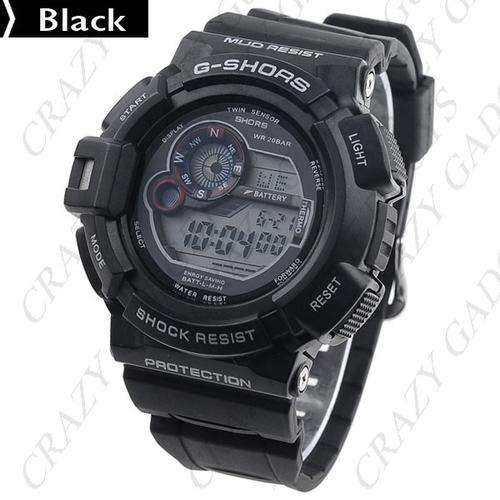 30M Water Proof Practical LCD Electronic Watch Digital Watch Stopwatch Timepiece w Alarm Clock Calen