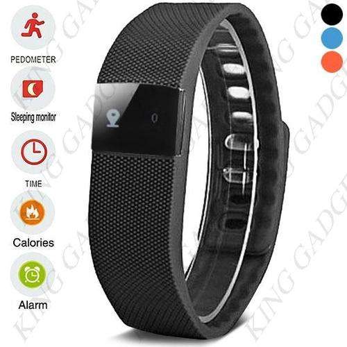 Smart Fitness Wrist Watch Bluetooth 4.0 Waterproof Health Bracelet Sports & Sleep Tracking Fitness