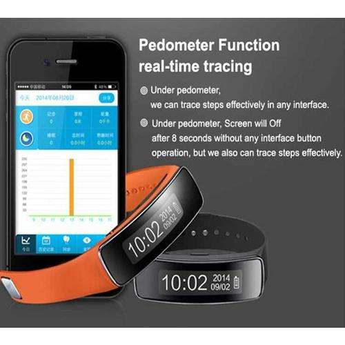 Smart Bluetooth Watch Wristband Call Message Reminder Remote Camera Sport Track