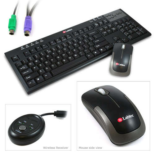 Labtec Media Wireless Keyboard and Optical Mouse
