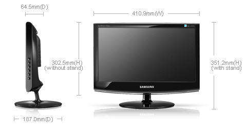 Samsung 17" LCD SyncMaster 733NW - LCD monitor - 17"