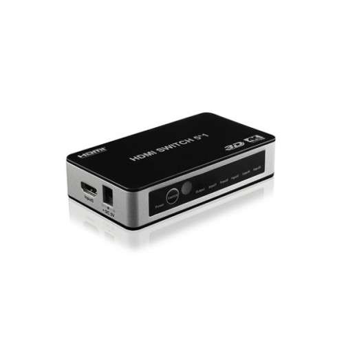 5 Port HDMI Switch with IR Remote (with 3D and 4K Support)