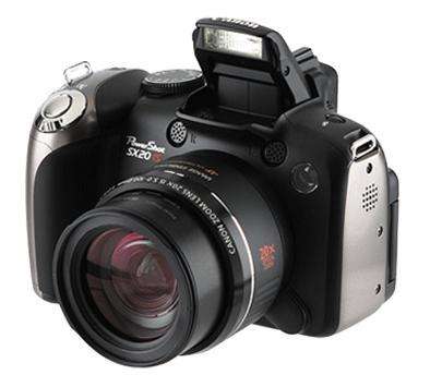 Canon PowerShot SX20IS 12.1MP Digital Camera with 20x Wide Angle Optical Image Stabilized Zoom and 2