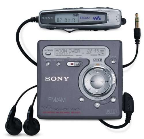 Sony MZ-G750 Recordable MiniDisc Walkman FM/AM RADIO