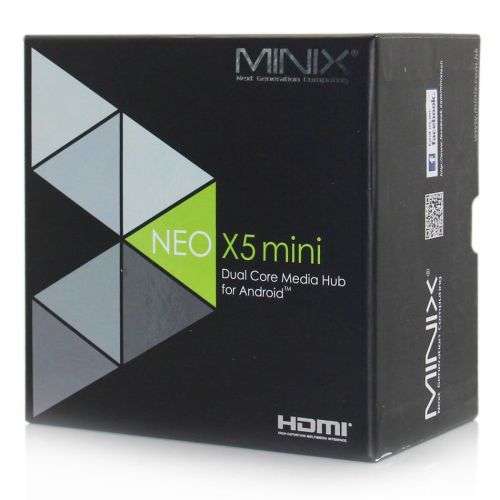 MINIX X5 DUAL CORE ANDROID TV BOX.  KODI PRELOADED WITH LOTS OF QUALITY CHANNELS