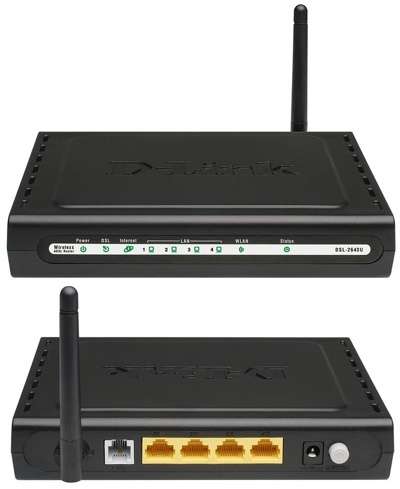 D-LINK WIRELESS G ADSL2/2+ 4-PORT ROUTER