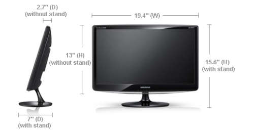 Samsung 20" LCD SyncMaster B2030 - WIDESCREEN LCD monitor - 20"