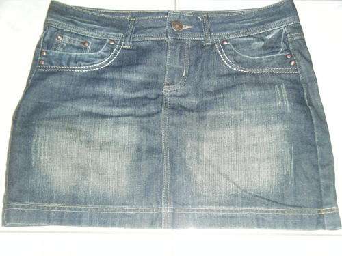 Ladies jean short skirt