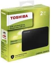 Toshiba Canvio Basics 2TB Portable inch USB Powered External Hard Drive