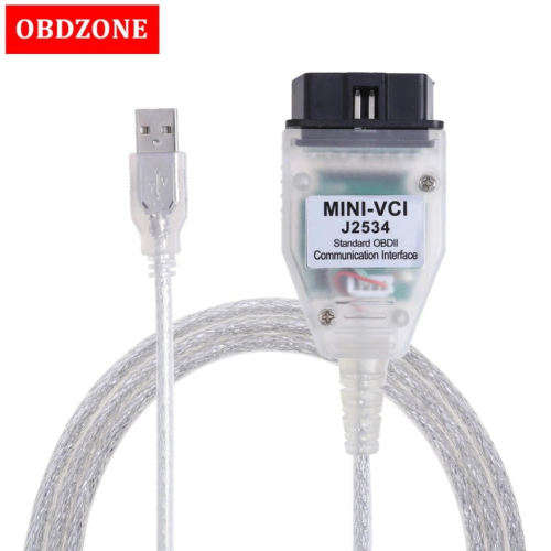 V13.00.022 MINI VCI Interface for TOYOTA TIS Techstream J2534 "LOCAL STOCK" !!!Free Shipping!!!