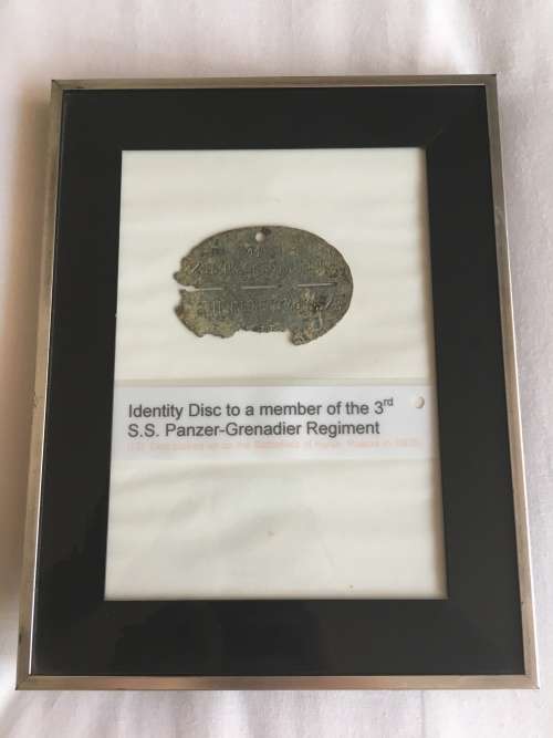 Identity disc 3rd S.S Panzer-Grenadier Regiment