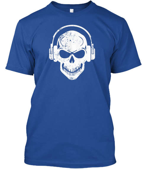 skulled DJ T-SHIRT